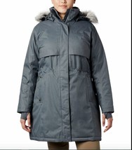 Columbia Apres Arson II Long Down Jacket Coat Omni Plus Size $330, 1X, Nwt! - $272.24