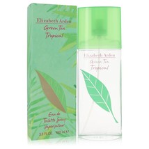 Green Tea Tropical Perfume By Elizabeth Arden Eau De Toilette Spray 3.3 oz - £20.37 GBP