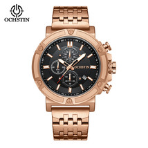  Men&#39;s Quartz Watch - Waterproof Chronograph Wristwatch LK684619617422 - £35.55 GBP