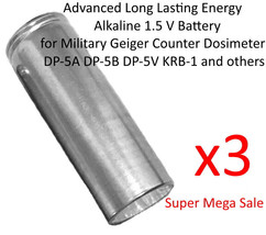 New 3 Batteries for Geiger Counter Dosimeter DP-5A DP-5B Dp-5V KRB-1 others - $10.89