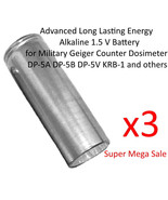 New 3 Batteries for Geiger Counter Dosimeter DP-5A DP-5B Dp-5V KRB-1 others - £8.56 GBP