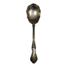 Antique Rockford S.P. Co. 5* Rose Scalloped Silverplate Serving Spoon 6” - £9.02 GBP