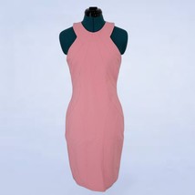 Manning Cartell Pink High Neck Bodycon Sleeveless Pencil Dress - Size 8 - $173.25