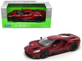 2017 Ford GT Red 1/24 - 1/27 Diecast Model Car by Welly - £28.52 GBP