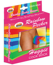 RAINBOW HUGGIE SOCK PRIVATE PARTS SOCK COVER - $10.99