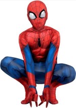 Marvel Spider-Man Official Youth Deluxe Zentai Costume - Stretch Spandex... - $40.50