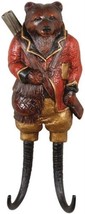 Sculpture MOUNTAIN Lodge Whimsical Hunting Bear Resin Hand-Painted Hand-Cast - £191.04 GBP