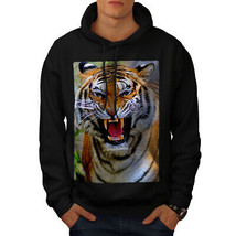 Wellcoda Tiger Photo Cat Animal Mens Hoodie, Free Casual Hooded Sweatshirt - £25.57 GBP+