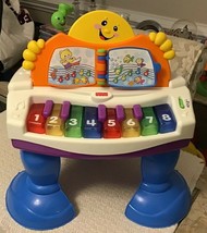 Fisher Price Interactive Baby Grand Piano - Lights Sounds &amp; Music w/ Metronome - £38.70 GBP