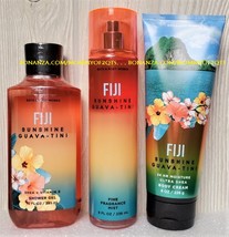 Fiji Sunshine Guava Tini Bath Body Works Fragrance Mist Body Cream Shower Gel - £31.17 GBP