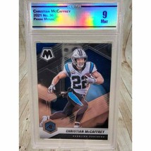 2021 Panini Mosaic Christian McCaffrey Reactive Blue #36 Carolina Panthers CCG 9 - $32.11