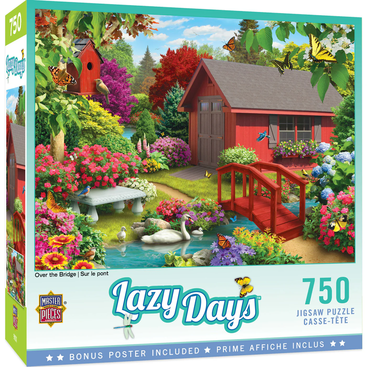 Lazy Days - Over the Bridge 750 Piece Jigsaw Puzzle by Masterpieces - £12.76 GBP