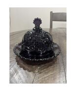 EAPG Purple Amethyst Butter Cheese Dome Croesus Riverside Glass Glows - $2,179.09 MXN