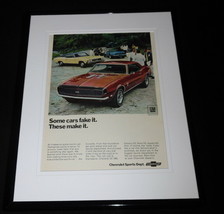 1968 Chevrolet Corvette Framed 11x14 ORIGINAL Advertisement - £34.94 GBP