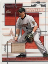 2004 Donruss Timelines Material #24 Jeff Bagwell; Authentic Game-Used Bat - £5.44 GBP