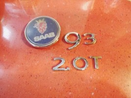 Saab Scania Boot Rear Trunk Badge Emblem 93 9-3 Berlina Years 03-07 12785871 - $26.99