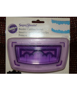 Wilton Sugar Sheets Border Cutting Insert Flower Bubbles NEW - €18,04 EUR