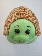 Ty Beanie Ballz XL 13” Zoom the Turtle Plush Stuffed Animal Ball Big Eyes Rare - £16.17 GBP