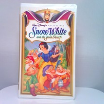 VHS Snow White and the Seven Dwarfs (1994) Walt Disney&#39;s Masterpiece Col... - £5.17 GBP