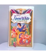 VHS Snow White and the Seven Dwarfs (1994) Walt Disney&#39;s Masterpiece Col... - £5.17 GBP