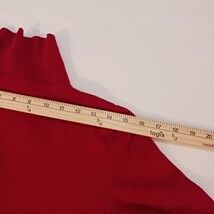 Designers Originals Women's Red Cotton Sweater Pullover Size Small image 4