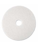 3M 08484 Super Polish Floor Pad 4100, 20-Inch Diameter, White, 5/Carton - $80.88 CAD