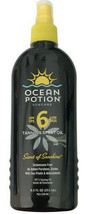 Ocean Potion Tanning Spray Oil Suncare SPF 6 Scent Of Sunshine 8.5 oz Beach - $34.18