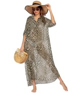 Women&#39;s Swimsuit Beach Cover Up Shirt Oversize Bikini Coverups Beachwear... - $24.74