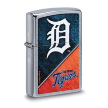 Zippo® MLB® Detroit Tigers Street Chrome™ Lighter - New Design - £27.45 GBP