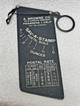 Sav-A-Stamp Postal Scale A Browne Co Pasadena Ca Hand Held Metal Tool - $231.18 MXN