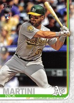 2019 Topps #618 Nick Martini RC Rookie Card Oakland Athletics ⚾ - £0.70 GBP