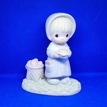 Vintage Precious Moments Figurine November 1988 Enesco Pie Calendar Girl - $20.59