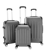 Elegant 3-in-1 Portable ABS Trolley Case Dark Gray,Durable &amp; Stylish Tra... - $198.30 CAD