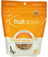Fruitables Crunchy Treats for Dogs Pumpkin Banana All natural ingredients 7 oz - $15.69