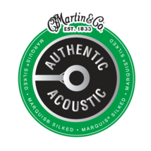 Martin MA150S Authentic Silked 80/20 Acoustic String Set, Medium 13-56 - £7.18 GBP