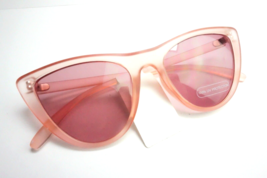 woman sunglasses fashion cat eye frames pink rose feminine frames lightw... - $17.32