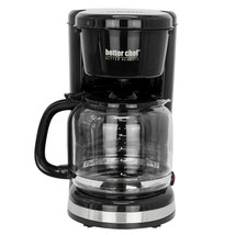 Better Chef 12 Cup 900 Watt Coffee Maker in Black - £37.33 GBP