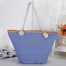 Bag large capacity small striped casual tote shoulder messenger bag for female reusable thumb200