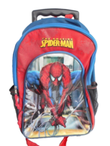 Marvel 19" Spiderman Bookbag Backpack w/Wheels & Telescopic Handle Pls Read 1st! - $19.99