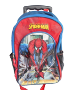 Marvel 19&quot; Spiderman Bookbag Backpack w/Wheels &amp; Telescopic Handle Pls R... - £15.72 GBP