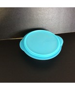 Tupperware Flat Out Collapsible 4 Cup Blue Container Bowl 5455 5453 - £6.19 GBP
