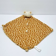 Angel Dear Giraffe Lovey Security Blanket Plush Brown Yellow Baby Lovie 12x12” - £15.57 GBP