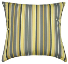 Sunbrella Foster Metallic Indoor/Outdoor Striped Pillow - £23.83 GBP+