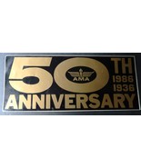 Vintage Academy of Model Aeronautics Bumper Sticker 1936-1986 50th Anniv... - $186.39 MXN