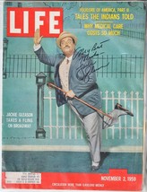 JACKIE GLEASON SIGNED LIFE MAGAZINE - November 2, 1959 - 11&quot;x 14&quot;  w/COA - $449.00