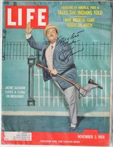 Jackie Gleason Signed Life Magazine - November 2, 1959 - 11&quot;x 14&quot; w/COA - £357.85 GBP