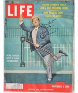 JACKIE GLEASON SIGNED LIFE MAGAZINE - November 2, 1959 - 11&quot;x 14&quot;  w/COA - $614.10 CAD