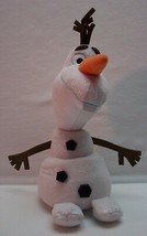 TY Disney Frozen NICE SOFT GLITTERY OLAF SNOWMAN 11&quot; Plush STUFFED ANIMA... - $19.80