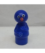 Vintage Fisher Price Little People Sesame Street Clubhouse Figure Grover... - $24.08