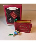 Hallmark Happy Holidays Keepsake Photo Ornament 1995 Mouse w Album - $165.67 MXN